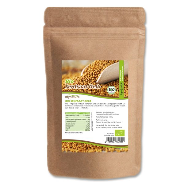 Mynatura Bio Senfsaat Gelb 1Kg