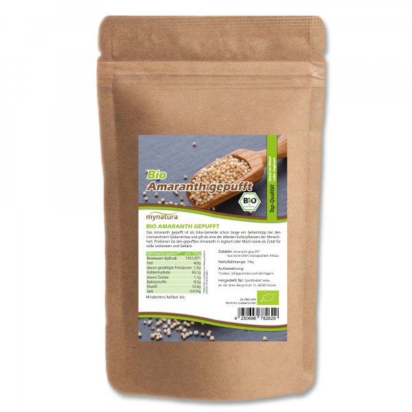 Mynatura Bio Amaranth gepufft 700g