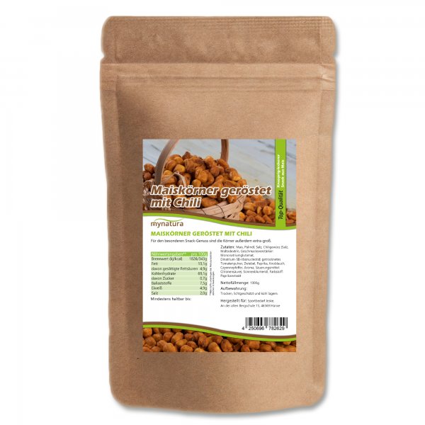 Mynatura Giant Corn Chili Maiskörner geröstet 1Kg