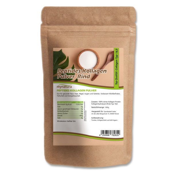 Mynatura Rind Collagen Pulver (Kollagen) 1000g