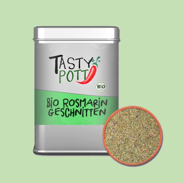 Tasty Pott Bio Rosmarin geschnitten 70g